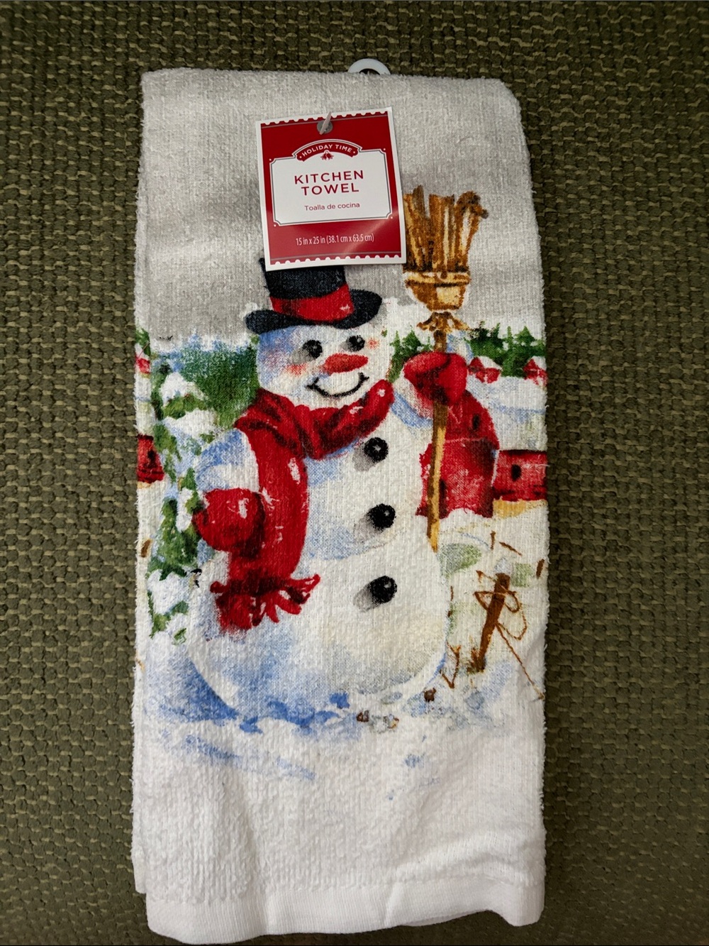 Snowman Kitchen Towel